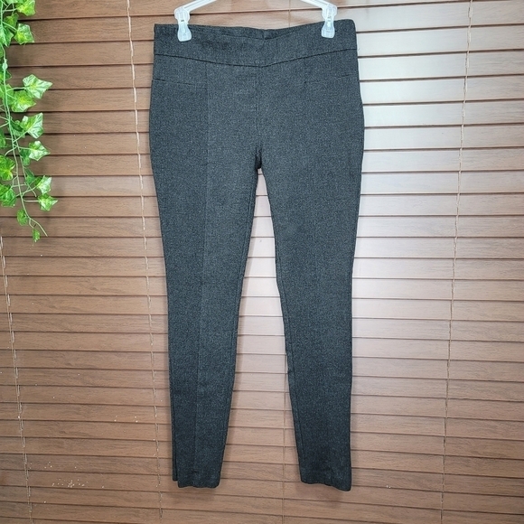 Hilary Radley Pants - Hilary Radley Pull On Skinny Stretch Women's Dark Gray Pants Size Medium